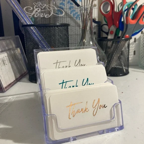 Foil thank you cards(choose your color) - Picture 2 of 10